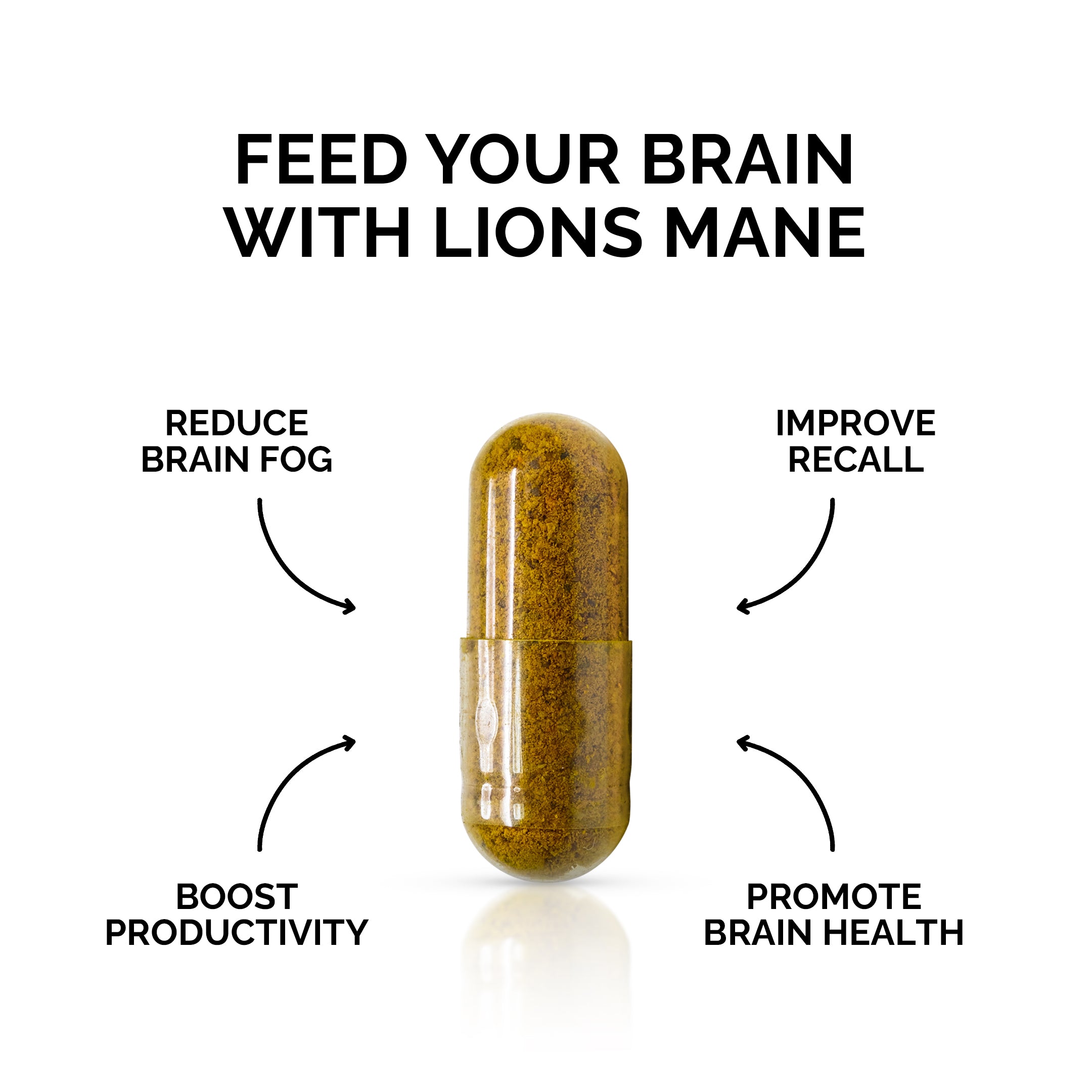 Australian Grown Lions Mane Mushroom Capsules