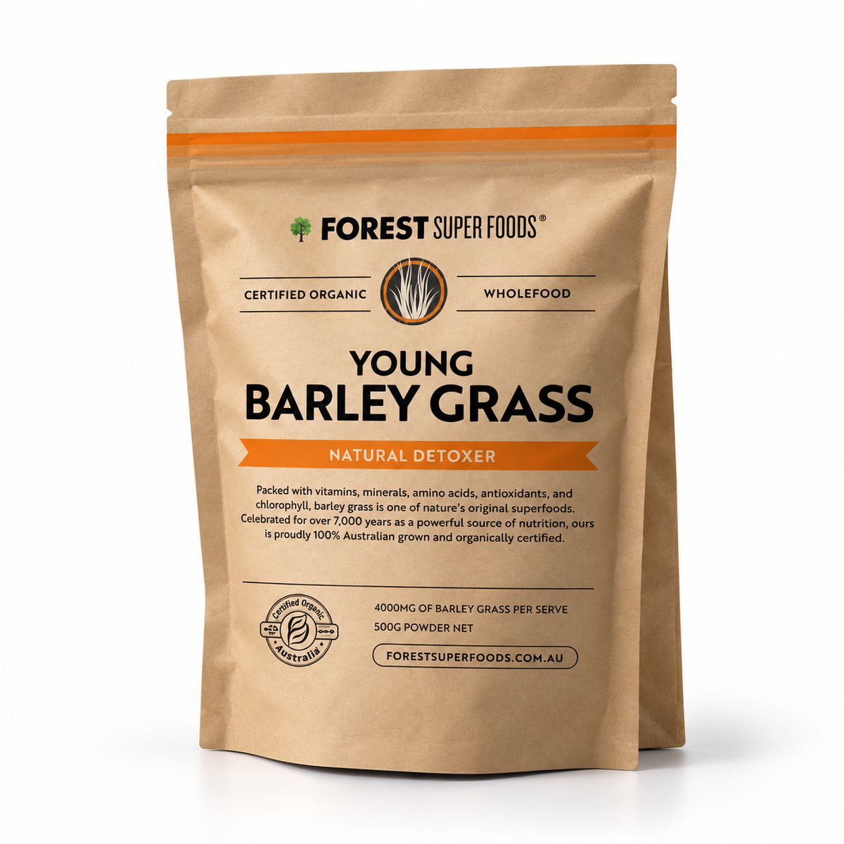 Certified Organic Australian Barley Grass
